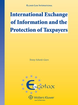 cover image of International Exchange of Information and the Protection of Taxpayers